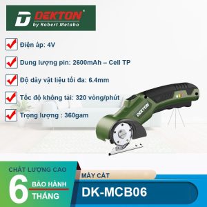 Máy Cắt Bìa dùng pin Dekton DK-MCB06 - hình ảnh sản phẩm