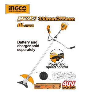 Máy cắt cỏ dùng pin 40V motor không chổi than INGCO CSTLI20018 - Đồ nghề, dụng cụ cầm tay, máy móc thiết bị INGCO chính hãng