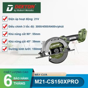 Máy cắt đa năng dùng pin Dekton M21-CS150XPRO - hình ảnh sản phẩm