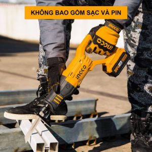 Thân máy cưa kiếm dùng pin INGCO CRSLI1151 20V - Đồ nghề, dụng cụ cầm tay, máy móc thiết bị INGCO chính hãng, giá tốt - hình