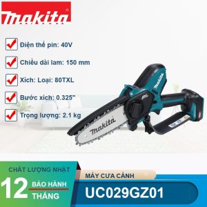 Máy cưa xích 150mm dùng pin 40V Max Makita UC029GZ01 - hình ảnh sản phẩm