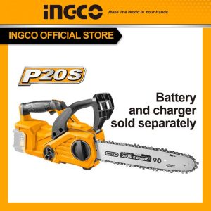 Máy cưa xích dùng pin INGCO CGSLI20128 không chổi than kèm bộ xích (không kèm pin và sạc) - Đồ nghề, dụng cụ cầm tay, máy móc thiết bị INGCO chính...