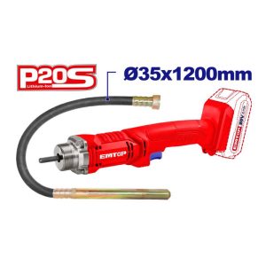 Máy đầm dùi dùng pin EMTOP ECVL202301 ( Chưa kèm pin & sạc ) - hình ảnh sản phẩm