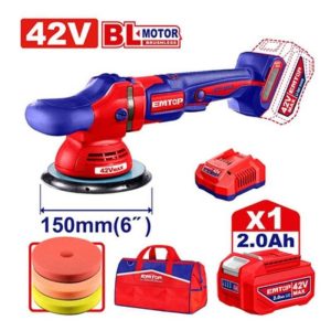 Máy đánh bóng dùng pin EMTOP ELAP42151 ( Kèm 1 pin 2Ah & 1 Sạc )