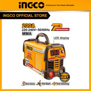 Máy hàn que điện tử 200A INGCO ING-MMA20069 que 1.6-4mm - hình ảnh sản phẩm