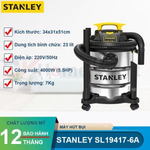 Máy hút bụi 3 chức năng Stanley USA SL19417-6AB (thay thế SL19116, SL19417-6AB ) - hình ảnh sản phẩm