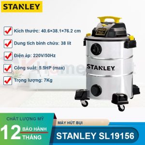 Máy Hút Bụi Công Nghiệp Khô Và Ướt Stanley SL19156 - hình ảnh sản phẩm