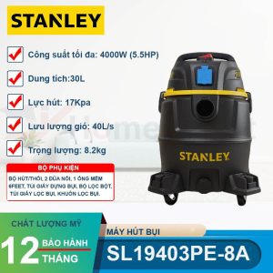 Máy hút bụi khô và ướt 30L Stanley SL19403PE-8A - hình ảnh sản phẩm