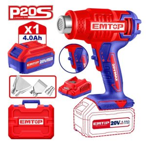 Máy khò nhiệt dùng pin EMTOP EHGN200215 ( Kèm 1 pin 4Ah & 1 sạc )