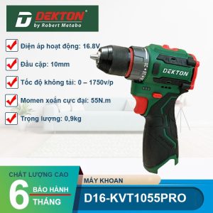 Máy Khoan 2 Chức Năng Dekton D16-KVT1055PRO - hình ảnh sản phẩm