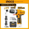 Máy khoan búa pin ingco CIDLI12201 12V me khoan 0,8-10mm lực siết 20NM khoan tường, siết vít, khoan gỗ, kim loại - Đồ nghề, d
