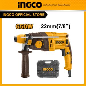 Máy khoan đục bê tông INGCO RGH6528 650W - Đồ nghề, dụng cụ cầm tay, máy móc thiết bị INGCO chính hãng, giá tốt - hình ảnh sả