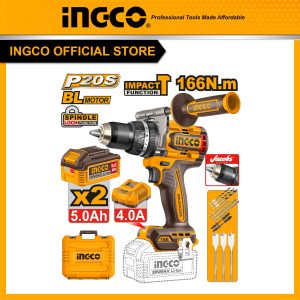 Máy khoan động lực pin 20V không chổi than INGCO CIDLI201668 166Nm - Đồ nghề, dụng cụ cầm tay, máy móc thiết bị INGCO chính hãng, giá tốt