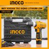 Máy khoan pin 12V ba chức năng có búa INGCO CIDLI1232 - Đồ nghề, dụng cụ cầm tay, máy móc thiết bị INGCO chính hãng, giá tốt
