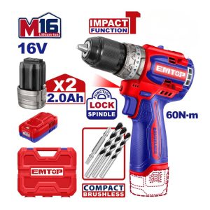 Máy khoan pin 16.8V EMTOP ECIDL16682 - hình ảnh sản phẩm
