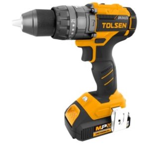 MÁY KHOAN PIN 20V 13MM CÓ BÚA ĐỘNG CƠ KHÔNG CHỔI THAN TOLSEN 87254 - hình ảnh sản phẩm