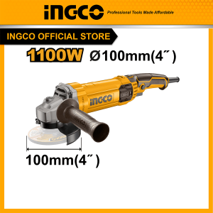 Máy mài góc ingco 1100W AG1100382 trục D10, đĩa cắt 100mm dễ sử dụng cho Thợ và Gia Đình mài, cắt, đánh bóng - Đồ nghề, dụng cụ cầm tay, máy móc...