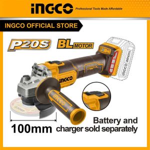 Máy mài góc pin 20V M10 motor không chổi than INGCO CAGLI201008 - Đồ nghề, dụng cụ cầm tay, máy móc thiết bị INGCO chính hãng, giá tốt