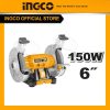 Máy mài hai đầu đá INGCO BG61502 150W - Đồ nghề, dụng cụ cầm tay, máy móc thiết bị INGCO chính hãng, giá tốt - hình ảnh sản p