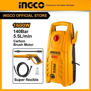 Máy rửa xe tăng áp 1600W motor dây đồng INGCO HPWR16008 - Đồ nghề, dụng cụ cầm tay, máy móc thiết bị INGCO chính hãng, giá tốt