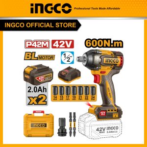 Máy siết bu lông 42V INGCO CIWLI42602 motor không chổi than, 600NM - Đồ nghề, dụng cụ cầm tay, máy móc thiết bị INGCO chính hãng, giá tốt