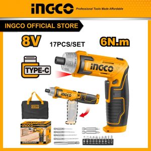 Máy siết vít dùng pin 8V sạc pin bằng cáp type C INGCO CSDLI0802 - hình ảnh sản phẩm