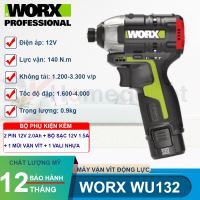 Máy vặn vít động lực dùng pin Li-ion 12V Worx WU132