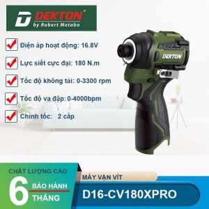 Máy vặn vít dùng pin 16.8V Dekton D16-CV180XPRO - hình ảnh sản phẩm