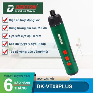 Máy vặn vít mini dùng pin 4V Dekton DK-VT08PLUS - hình ảnh sản phẩm
