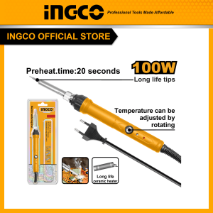 Mỏ hàn chì 100W INGCO SI0110831 - Đồ nghề, dụng cụ cầm tay, máy móc thiết bị INGCO chính hãng, giá tốt - hình ảnh sản phẩm