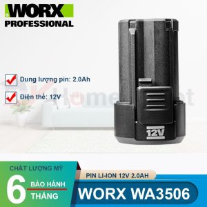 Pin Li-ion 12V 2.0Ah Worx WA3506 - hình ảnh sản phẩm