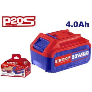 Pin Lithium-Ion 20V 4.0Ah Emtop EBPK20021 - hình ảnh sản phẩm