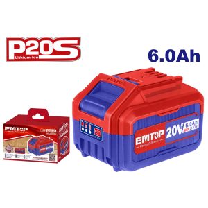 Pin Lithium-Ion 20V 6.0Ah Emtop EBPK2060 - hình ảnh sản phẩm