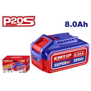 Pin Lithium-Ion 20V 8.0Ah Emtop EBPK2108 - hình ảnh sản phẩm