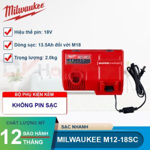 Sạc nhanh Milwaukee M12-18SC - hình ảnh sản phẩm