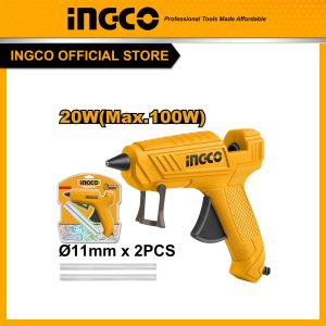 Súng bắn keo nến INGCO GG148 dùng điện 20W kèm 2 thanh keo Ø11,2mm, keo dài 150mm - Đồ nghề, dụng cụ cầm tay, máy móc thiết bị INGCO chính hãng,...