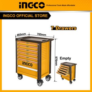 Tủ đồ nghề 7 ngăn kéo có bánh xe đẩy INGCO HDTC01072 - Đồ nghề, dụng cụ cầm tay, máy móc thiết bị INGCO chính hãng, giá tốt