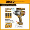 Thân máy siết bu lông INGCO CIWLI201351 dùng pin 20V motor không chổi than, lực siết 1350Nm, trục 3/4" , đầu tuýp 27, 30, 32m