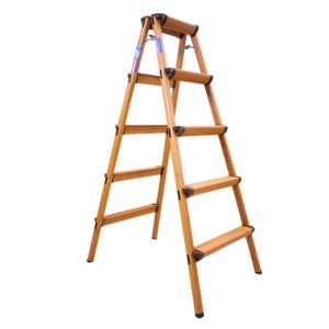 Thang nhôm chữ A gấp gọn Nikawa NKD-05 5 bậc mỗi bên - hình ảnh sản phẩm