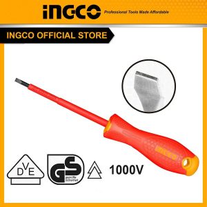 Tua vít dẹp cách điện 6.5x150mm INGCO HISD816150