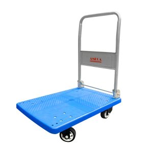 Xe đẩy hàng 4 bánh sàn nhựa Ameca HAM-150P tải trọng 150Kg - hình ảnh sản phẩm