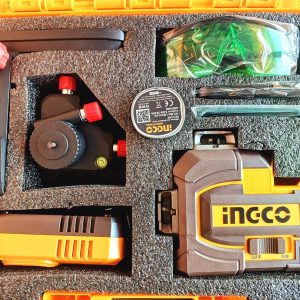 Máy cân bằng laser 12 tia xanh Ingco HLL301201 pin sạc 16V - góc nhìn 3