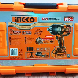 Máy siết bu lông Pin 1350Nm INGCO CIWLI20135 trục 3/4" đầu tuýp 27,30, 32mm - góc nhìn 4