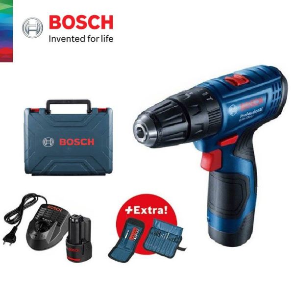 Máy khoan động lực dùng pin 12V Bosch GSB 120-LI GEN II (1 pin, 1 sạc)