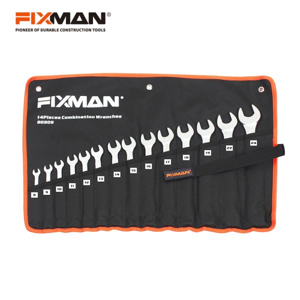 Bộ cờ lê vòng miệng 14 chi tiết Fixman B0909