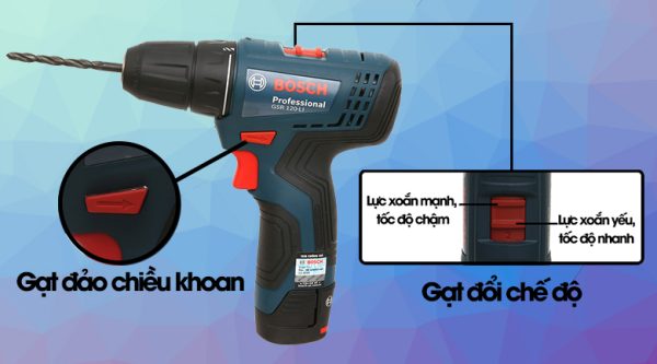 Máy khoan vặn vít dùng pin GSR 120-LI